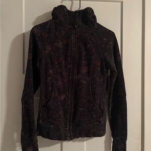 Lululemon multicolor floral full zip scuba
